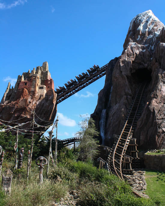 The Expedition Everest Roller Coaster at Walt Disney World - Disney's Animal Kingdom, Lake Buena Vista, Florida