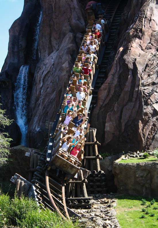 The Expedition Everest Roller Coaster at Walt Disney World - Disney's Animal Kingdom, Lake Buena Vista, Florida