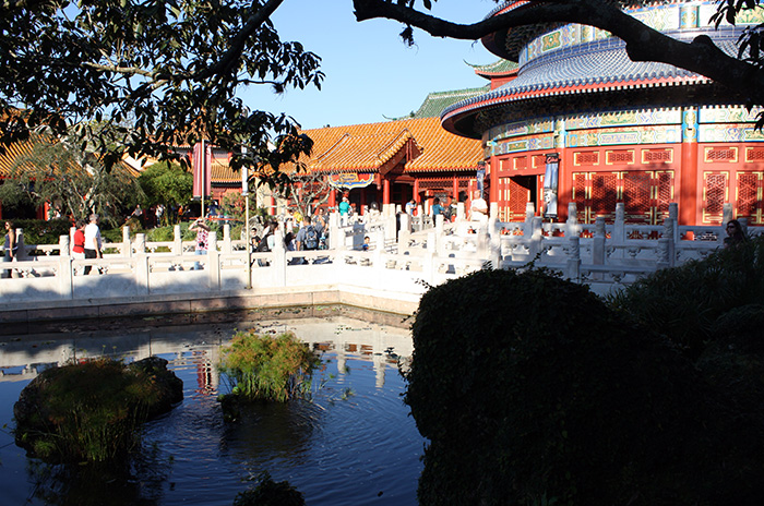 The China Pavilion in the World Showcase at Walt Disney World - Epcot, Lake Buena Vista, Florida