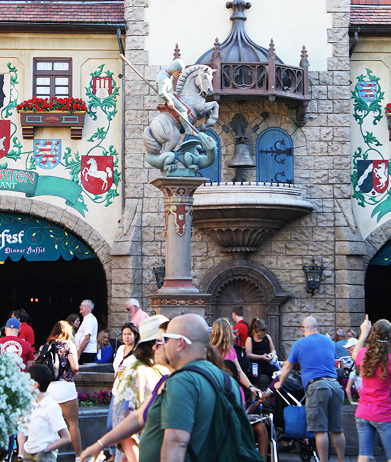 The Germany Pavilion in the World Showcase at Walt Disney World - Epcot, Lake Buena Vista, Florida