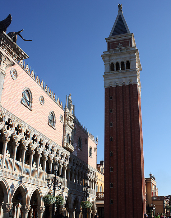 The Italy Pavilion in the World Showcase at Walt Disney World - Epcot, Lake Buena Vista, Florida