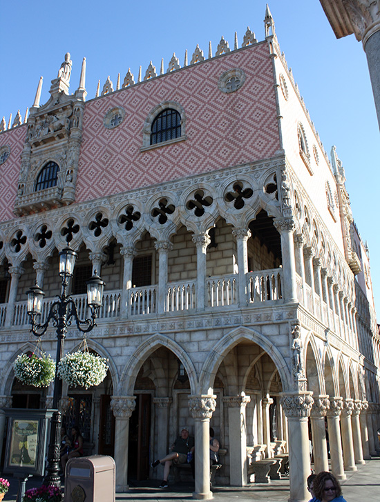 The Italy Pavilion in the World Showcase at Walt Disney World - Epcot, Lake Buena Vista, Florida