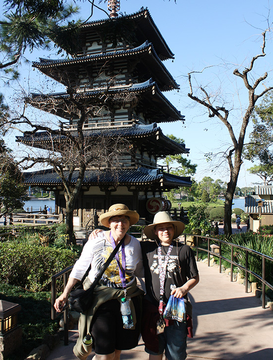 The Japan Pavilion in the World Showcase at Walt Disney World - Epcot, Lake Buena Vista, Florida