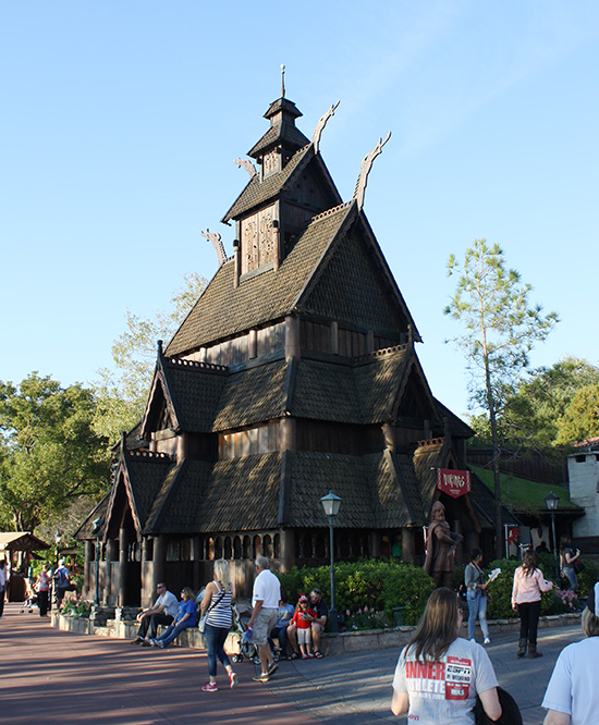 The Norway Pavilion in the World Showcase at Walt Disney World - Epcot, Lake Buena Vista, Florida