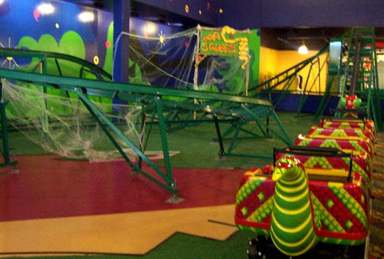 Boa Squeeze Rollercoaster At Wonderpark, Cincinnatti Mills Mall, Cincinnatti, Ohio