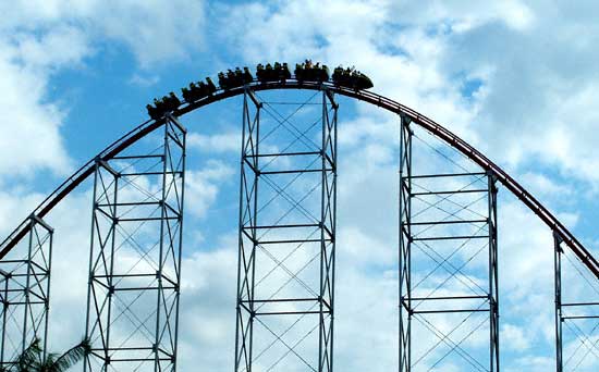 The Mamba Rollercoaster at Worlds of Fun, Kansas City, MO