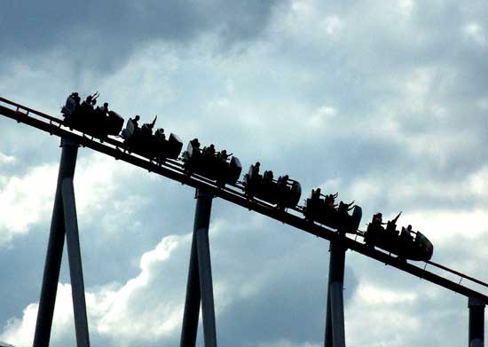 The Mamba Rollercoaster at Worlds of Fun, Kansas City, MO