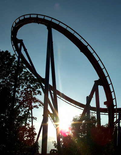 The Patriot Rollercoaster at Worlds of Fun, Kansas City, MO