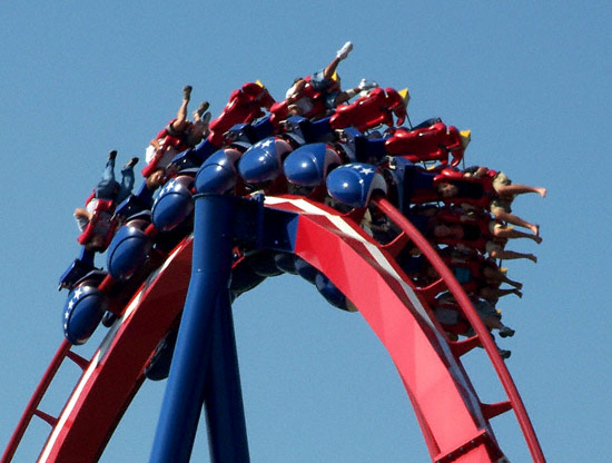 The Patriot Rollercoaster at Worlds of Fun, Kansas City, MO