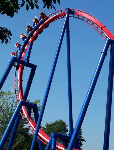 The Patriot Rollercoaster at Worlds of Fun, Kansas City, MO