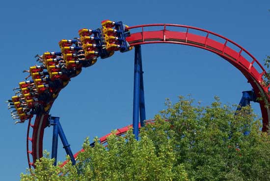 The Patriot Rollercoaster at Worlds of Fun, Kansas City, MO