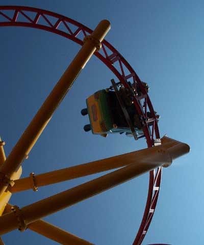 Spinning Dragons Rollercoaster at Worlds of Fun, Kansas City, MO