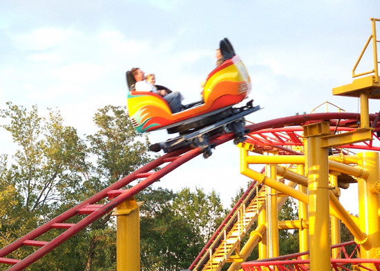 Spinning Dragons Rollercoaster at Worlds of Fun, Kansas City, MO