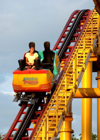 Spinning Dragons Rollercoaster at Worlds of Fun, Kansas City, MO