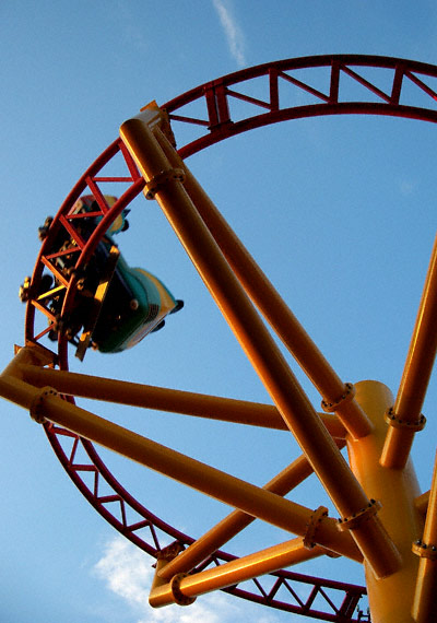 Spinning Dragons Rollercoaster at Worlds of Fun, Kansas City, MO