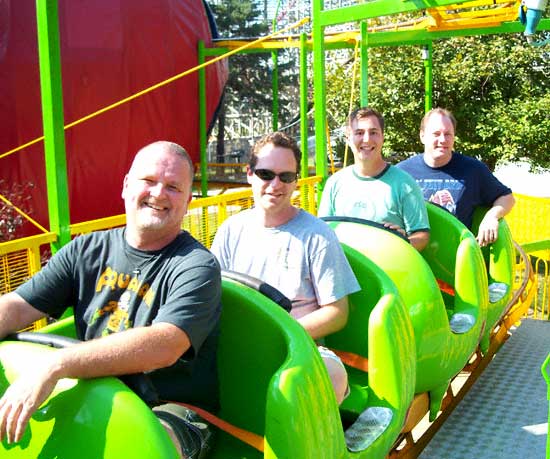 The Wacky Worm Rollercoaster at Worlds of Fun, Kansas City, MO