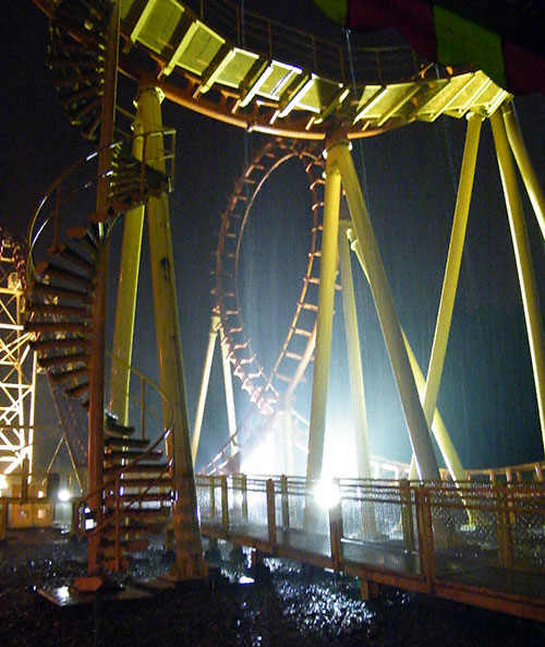 The Boomerang Coaster at Worlds of Fun, Kansas City, Missouri