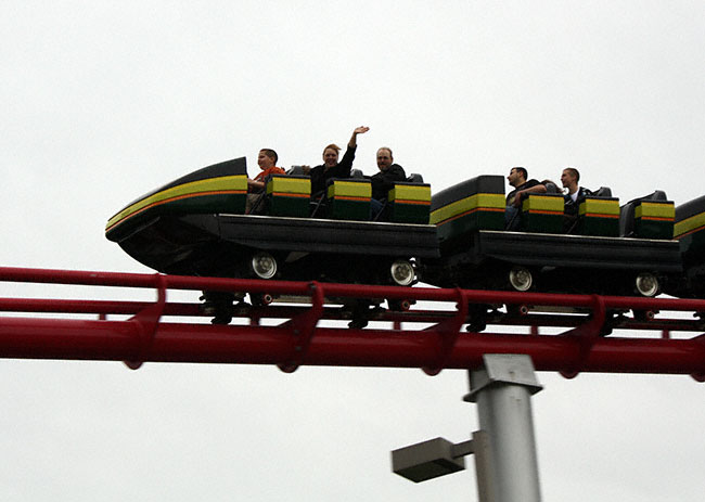 The Mamba Rollercoaster at World's Of Fun, Kansas City, Missouri