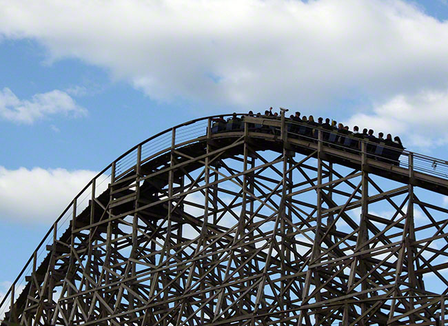 The Prowler Rollercoaster at World's Of Fun, Kansas City, Missouri