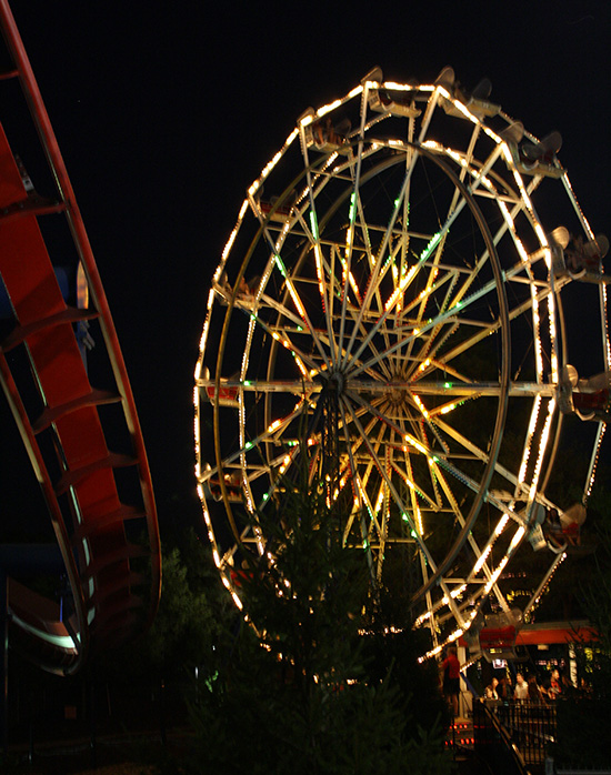 The Mamba Roller coaster at Worlds of Fun, Kansas City, Missouri