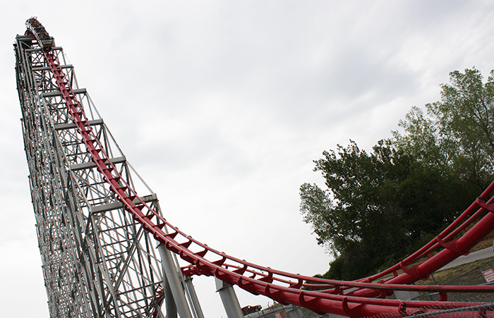 The Mamba Roller Coaster at Worlds of Fun, Kansas City, Missouri