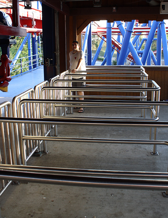 The Patriot Roller Coaster at Worlds of Fun, Kansas City, Missouri