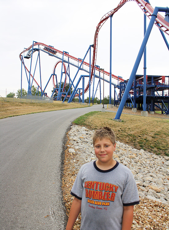 The Patriot Roller Coaster at Worlds of Fun, Kansas City, Missouri