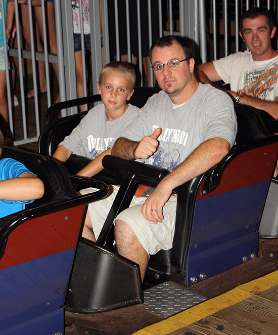 The Prowler Roller Coaster at Worlds of Fun, Kansas City, Missouri