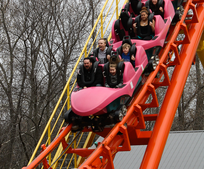 The Boomerang Roller Coaster at Worlds of Fun, Kansas City, Missouri