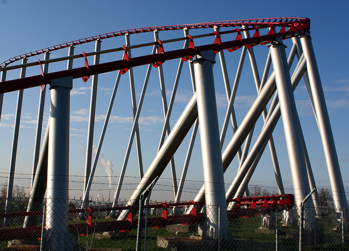 The Mamba Roller Coaster at Worlds of Fun, Kansas City, Missouri