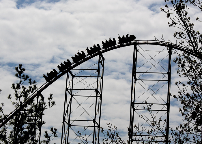 The Mamba Roller Coaster at Worlds of Fun, Kansas City, Missouri