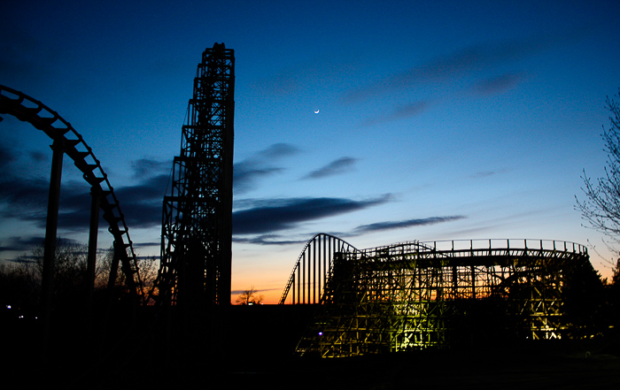 Mamba Roller Coaster at Worlds of Fun, Kansas City, Missouri