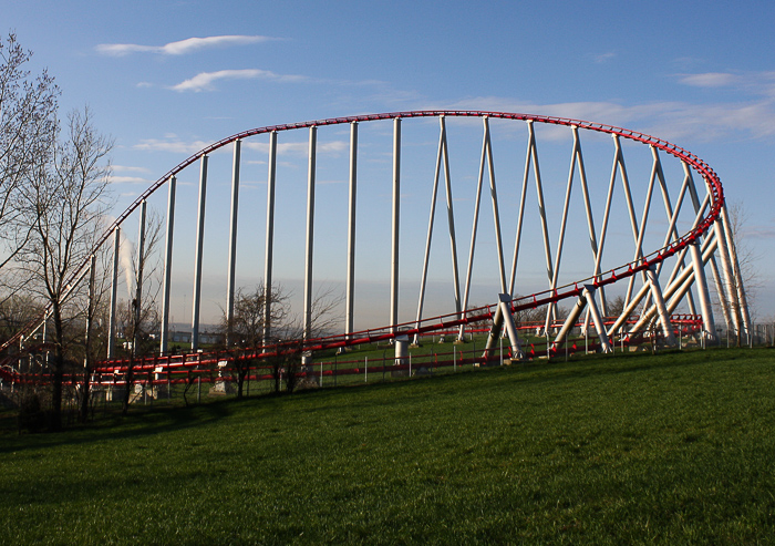 The Mamba Roller Coaster at Worlds of Fun, Kansas City, Missouri