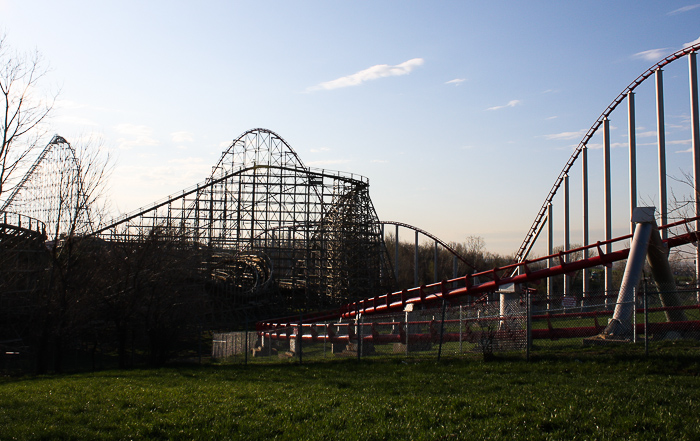 The Mamba Roller Coaster at Worlds of Fun, Kansas City, Missouri