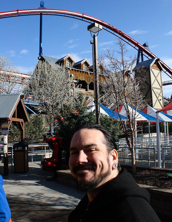 The Patriot Roller Coaster at Worlds of Fun, Kansas City, Missouri