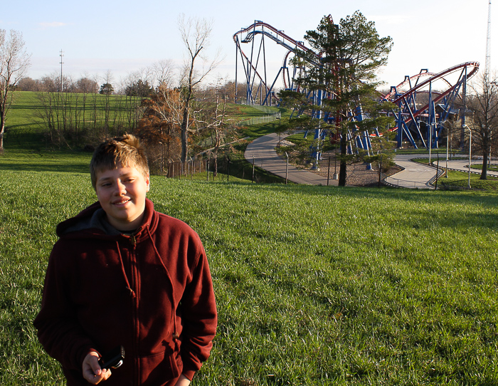 The Patriot Roller Coaster at Worlds of Fun, Kansas City, Missouri