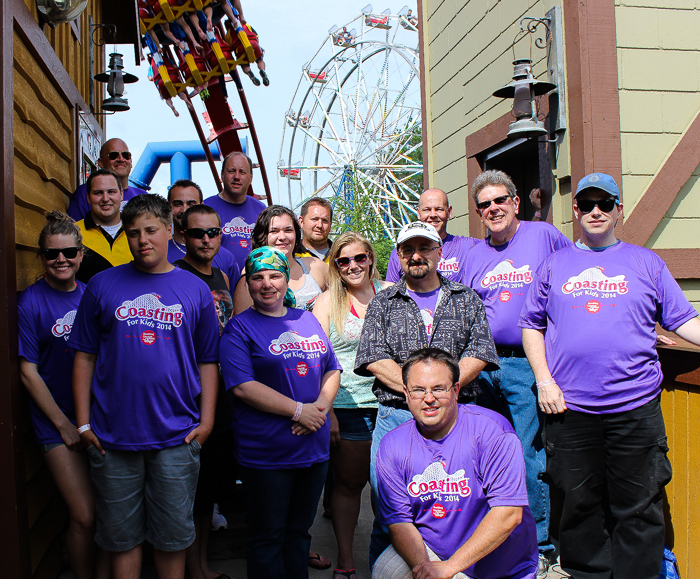 Coasting For Kids at Worlds of Fun, Kansas City, Missouri