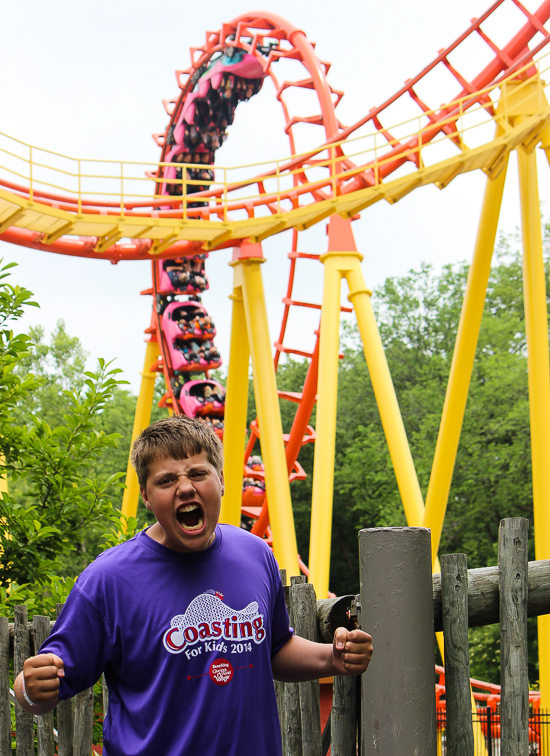 Coasting For Kids at Worlds of Fun, Kansas City, Missouri