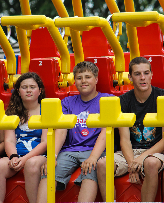 Coasting For Kids at Worlds of Fun, Kansas City, Missouri