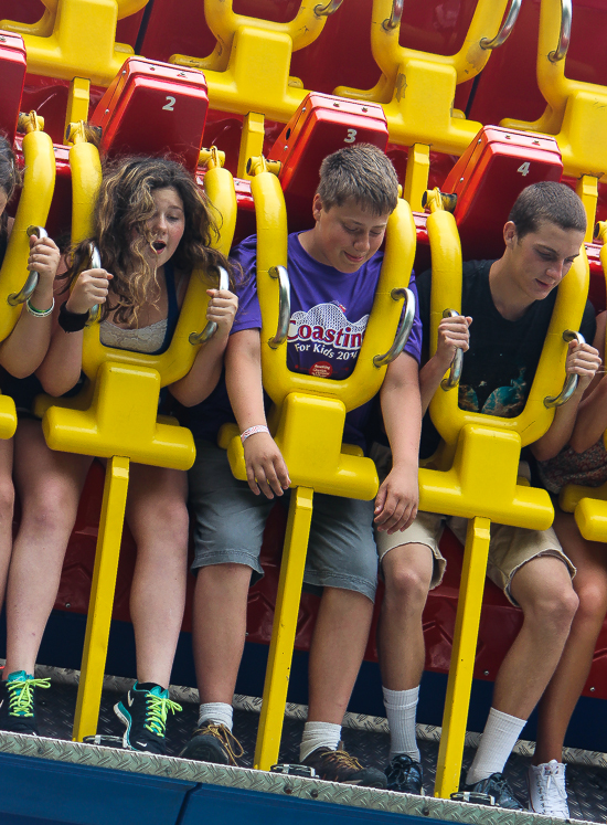 Coasting For Kids at Worlds of Fun, Kansas City, Missouri