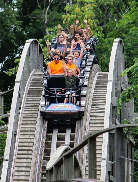 Coasting For Kids at Worlds of Fun, Kansas City, Missouri