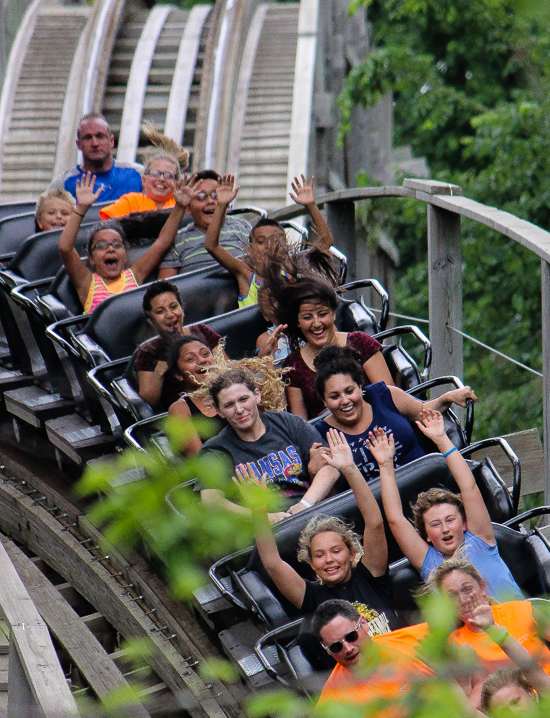 Coasting For Kids at Worlds of Fun, Kansas City, Missouri