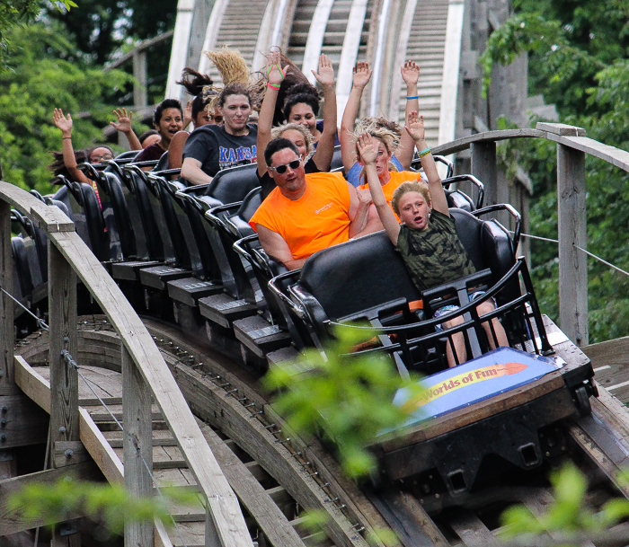 Coasting For Kids at Worlds of Fun, Kansas City, Missouri