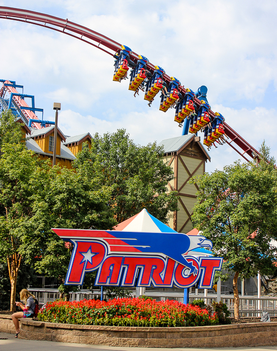 The Timber Wolf roller coaster at Worlds of Fun, Kansas City, Missouri