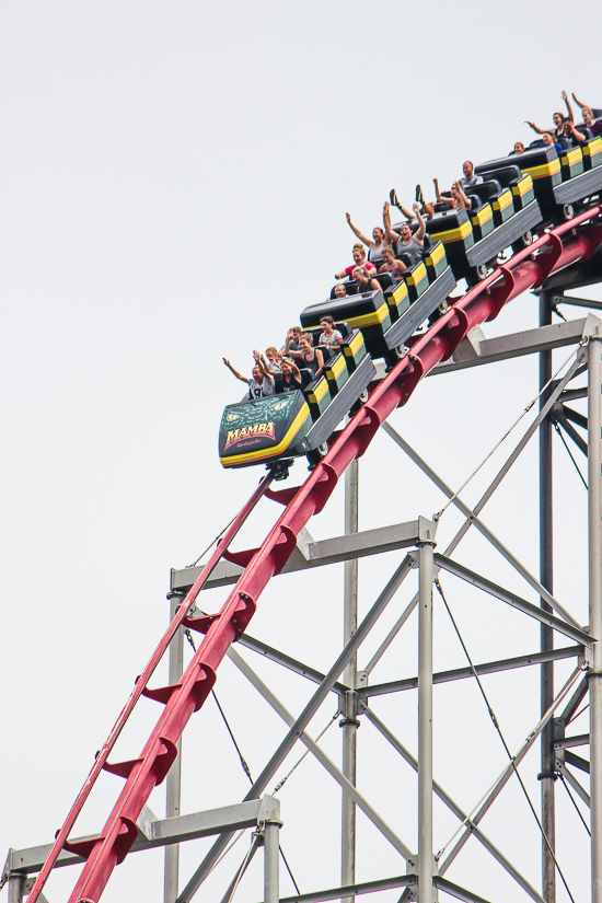 The Mamba Rollercoaster at Worlds of Fun, Kansas City, Missouri