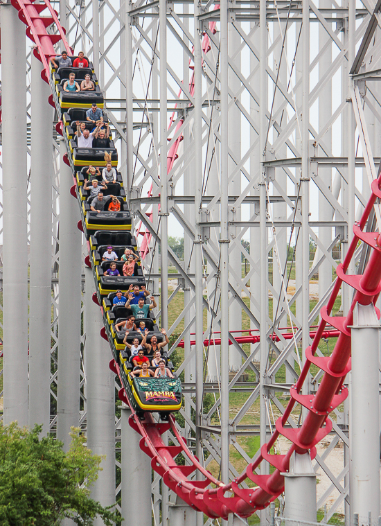 The Mamba Rollercoaster at Worlds of Fun, Kansas City, Missouri