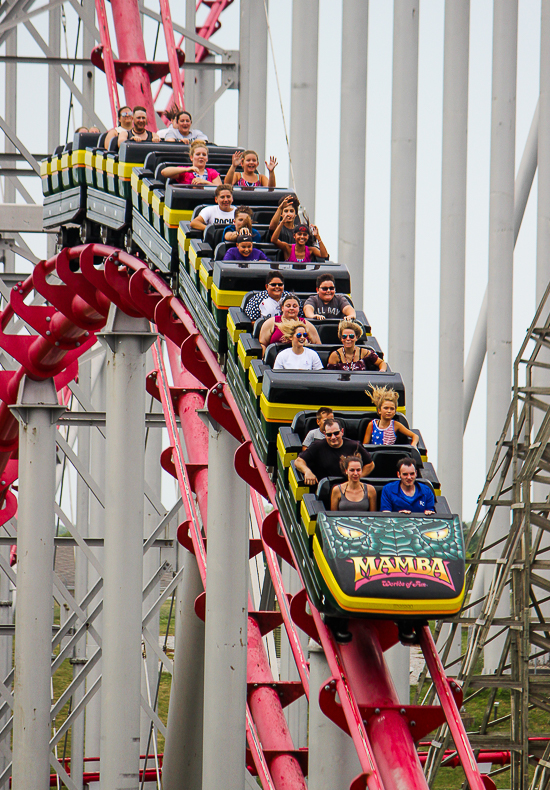 The Mamba Rollercoaster at Worlds of Fun, Kansas City, Missouri