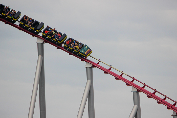 The Mamba Roller Coaster Worlds of Fun, Kansas City, Missouri