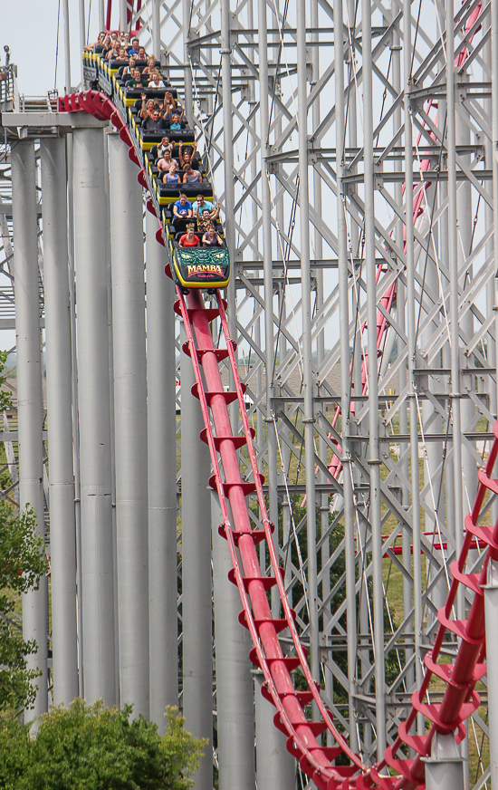 The Mamba Roller Coaster at Worlds of Fun, Kansas City, Missouri