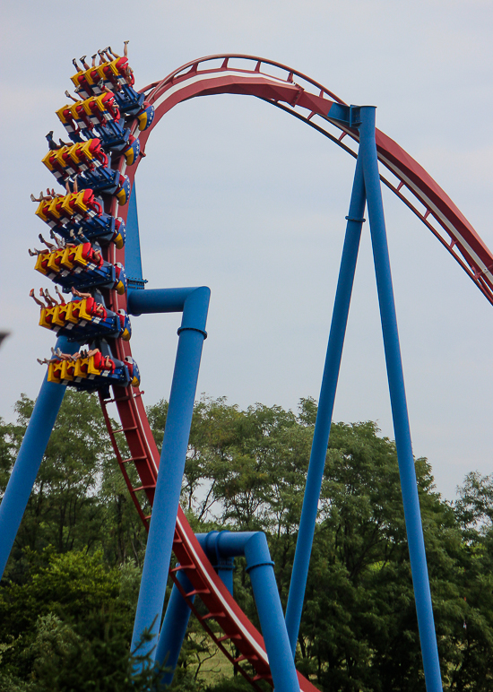 The Patriot roller coaster at Worlds of Fun, Kansas City, Missouri